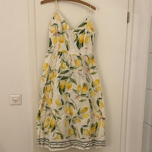 Lemon Print Summer Dress and top
